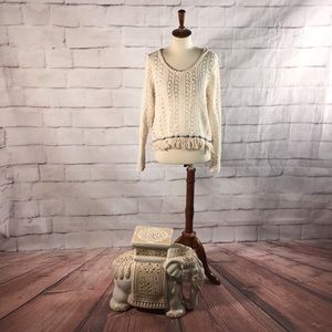Akemi + Kin Anthropologie Knit Crewneck Sweater